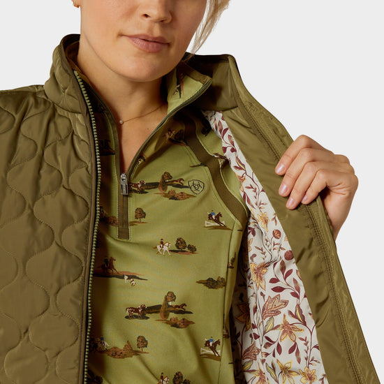 Womens Ashley 2.0 Insulated Gilet Winter Moss