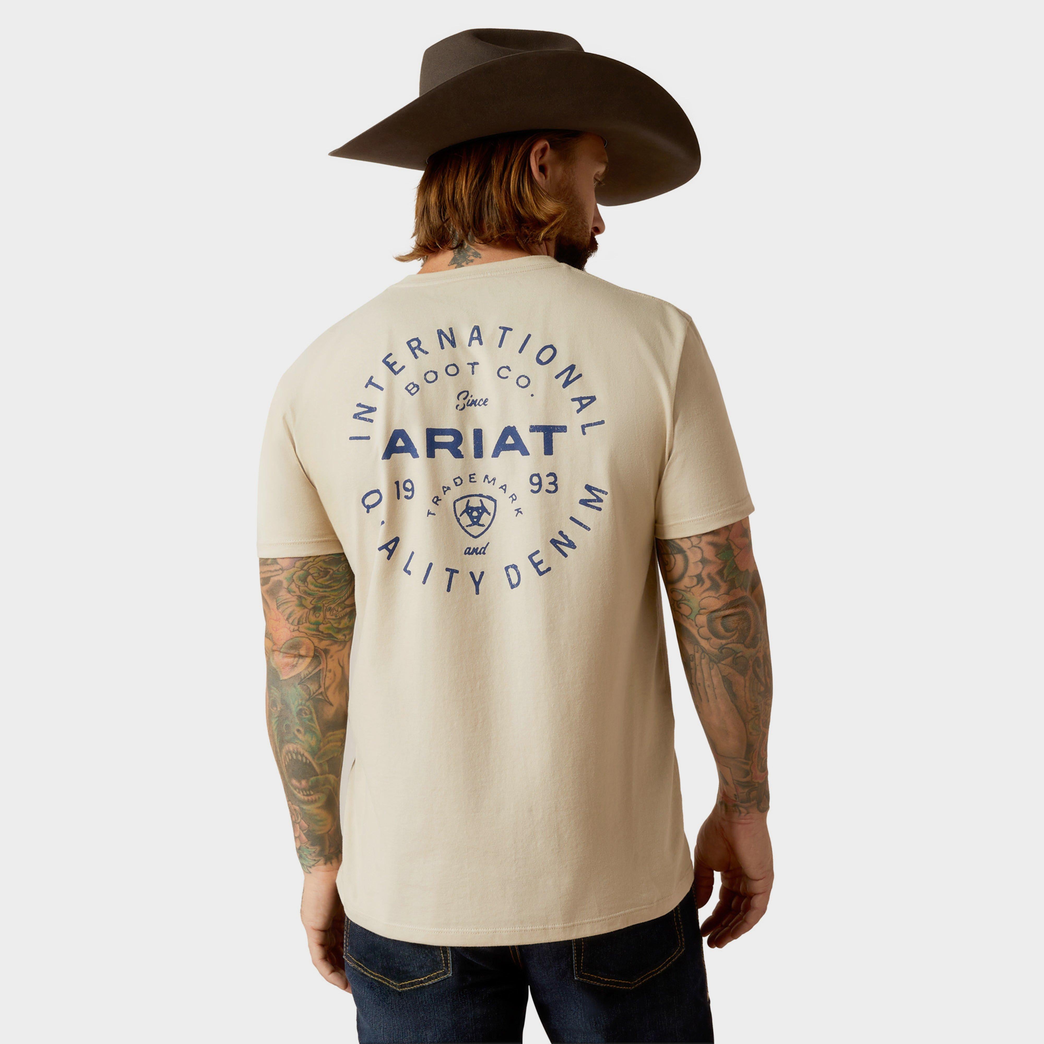 Mens Stamped Seal T-Shirt Natural