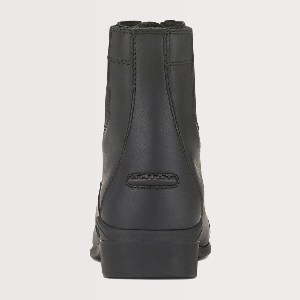 Kids Scout Zip Paddock Boots Black