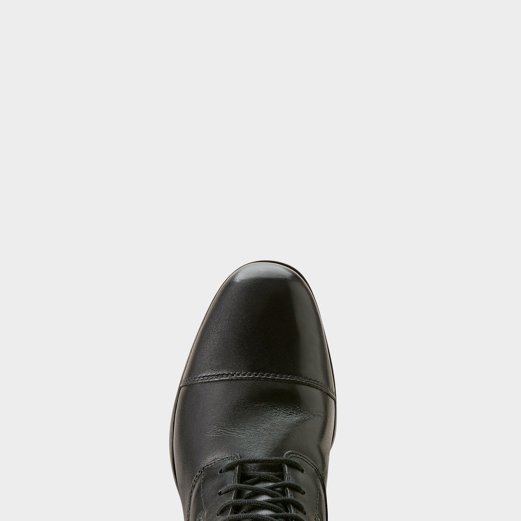 Womens Kendall Back Zip Sherpa Paddock Boots Black