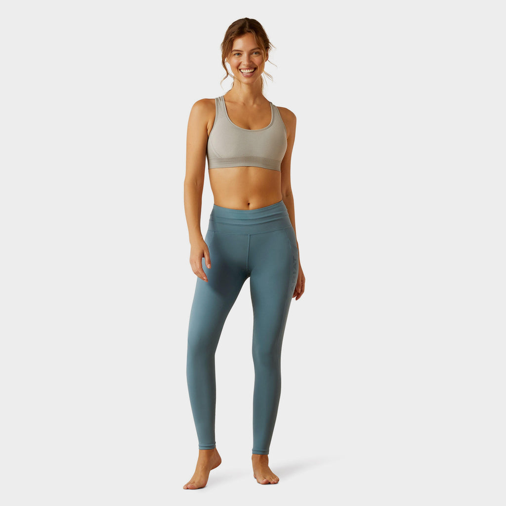 Womens Eos 2.0 Full Seat Tights Bluestone
