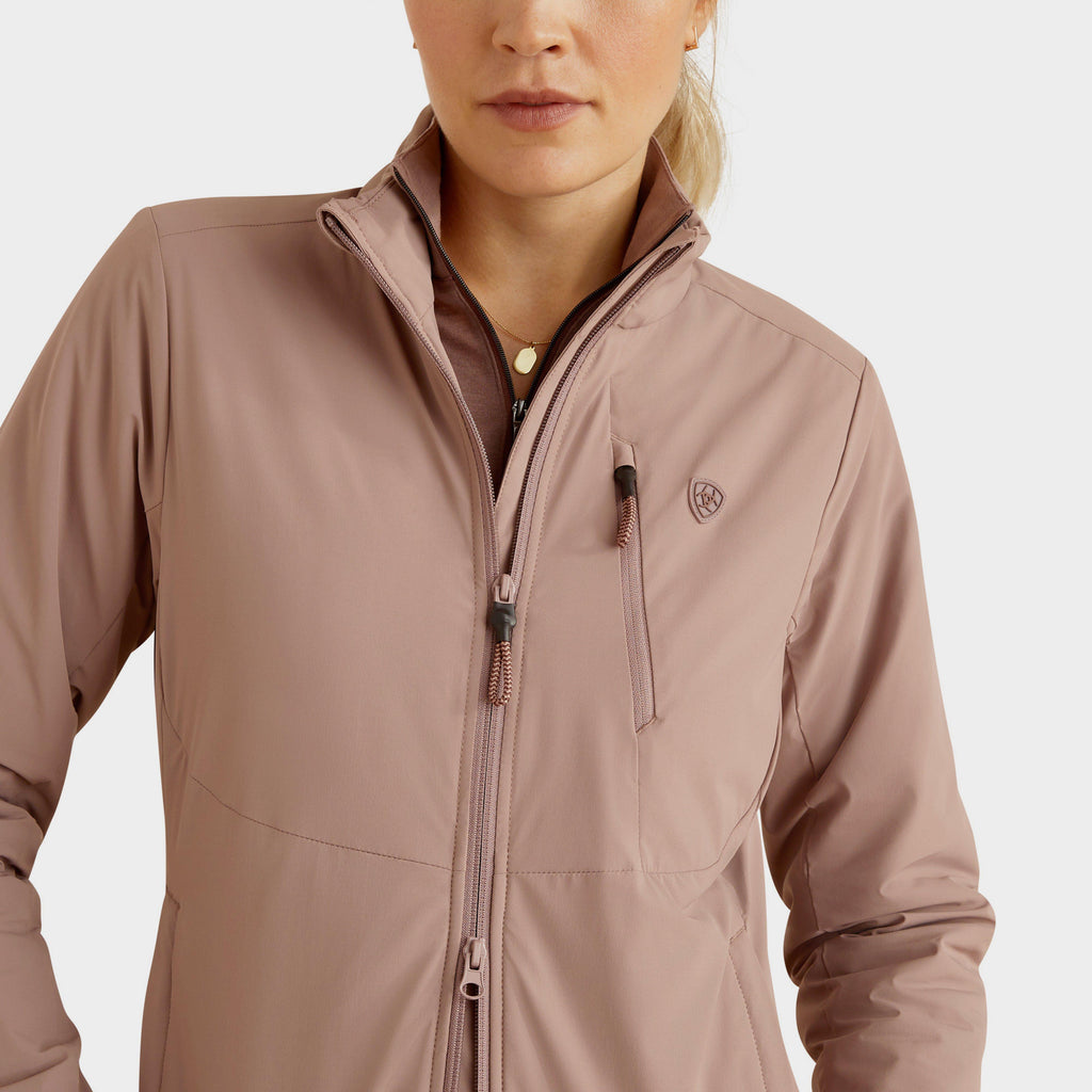 Womens Rion Stretch Shell Insulated Jacket Twilight Mauve