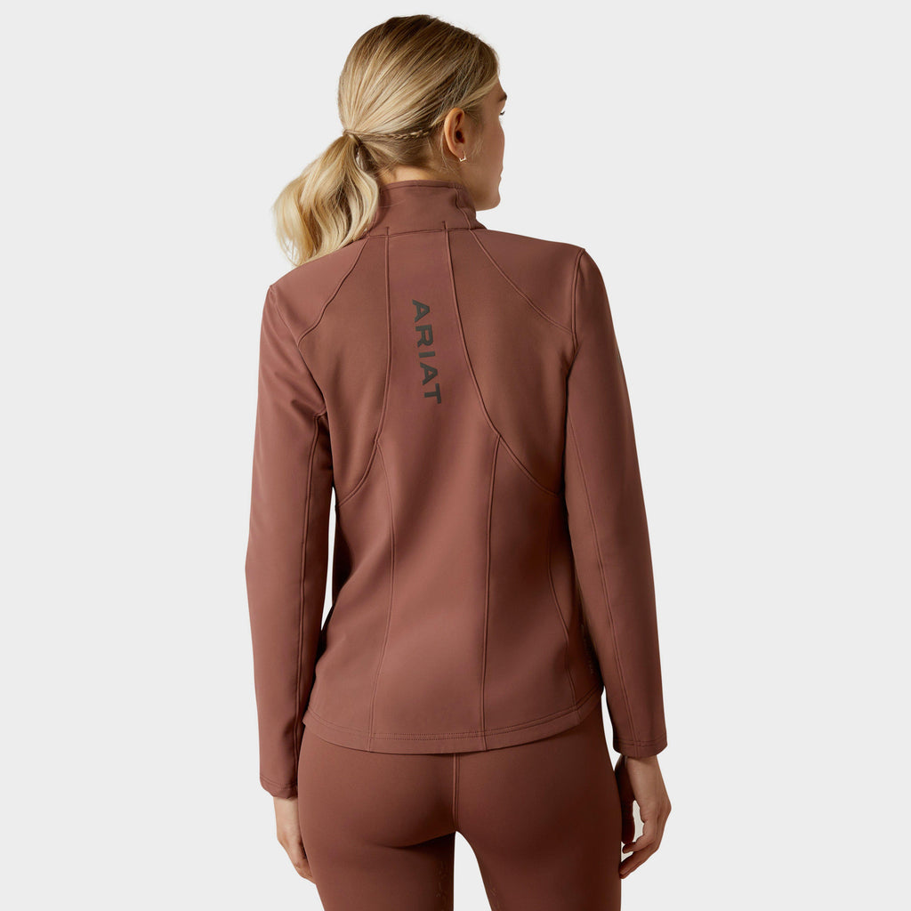 Womens Boreas Full Zip Sweatshirt Marron