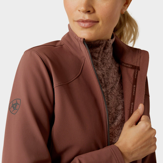 Womens Boreas Full Zip Sweatshirt Marron