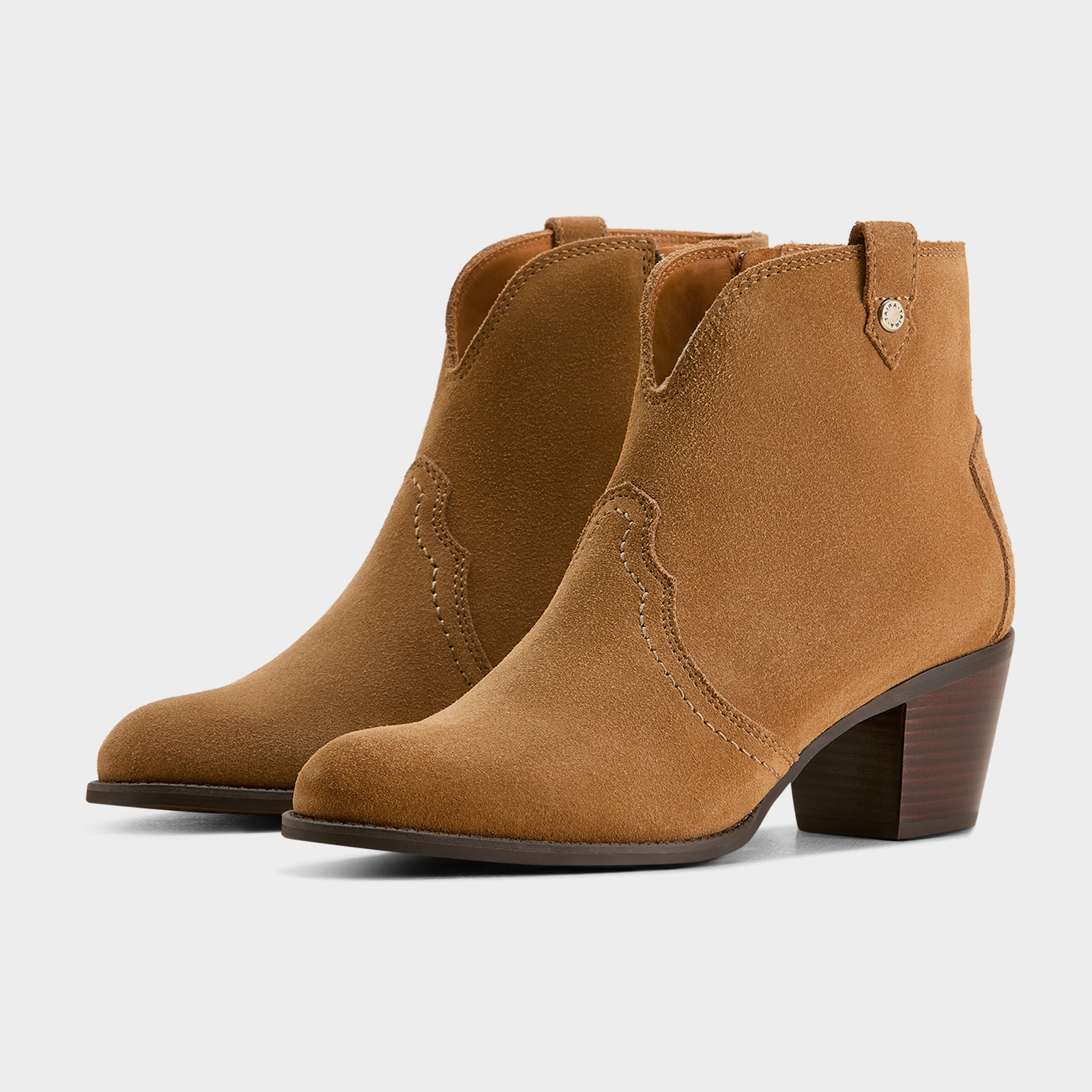 Womens Tilbury Boots Caramel Suede