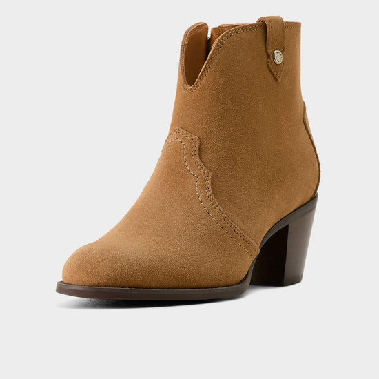 Womens Tilbury Boots Caramel Suede