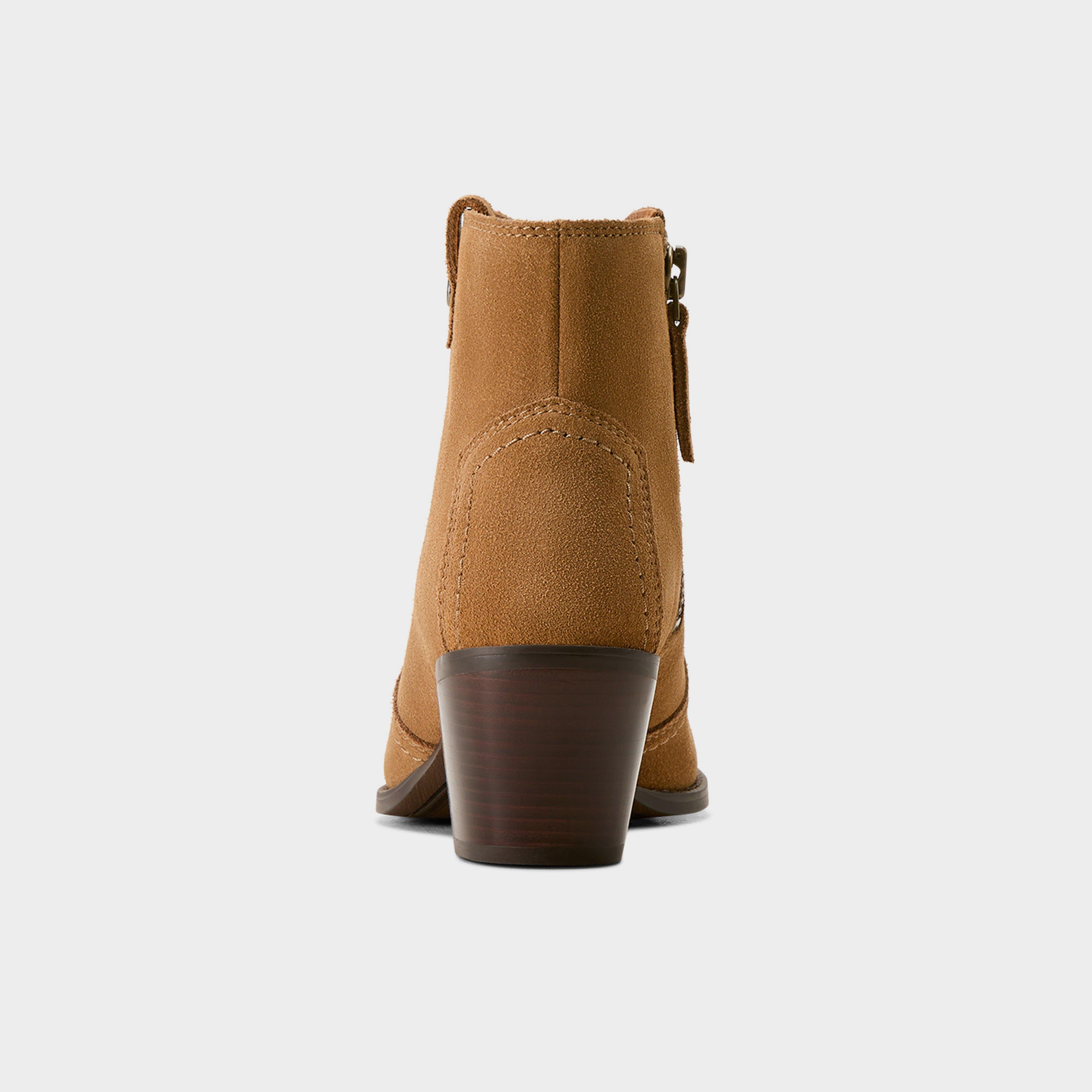 Womens Tilbury Boots Caramel Suede