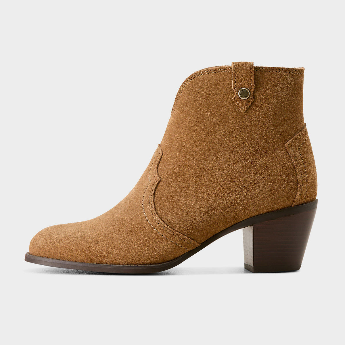 Womens Tilbury Boots Caramel Suede