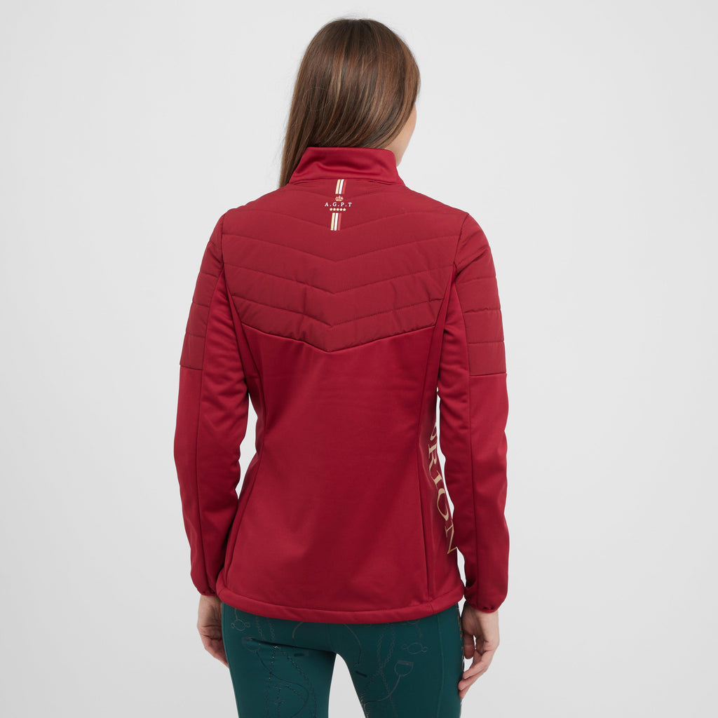 Womens Team Insulated Jacket Red
