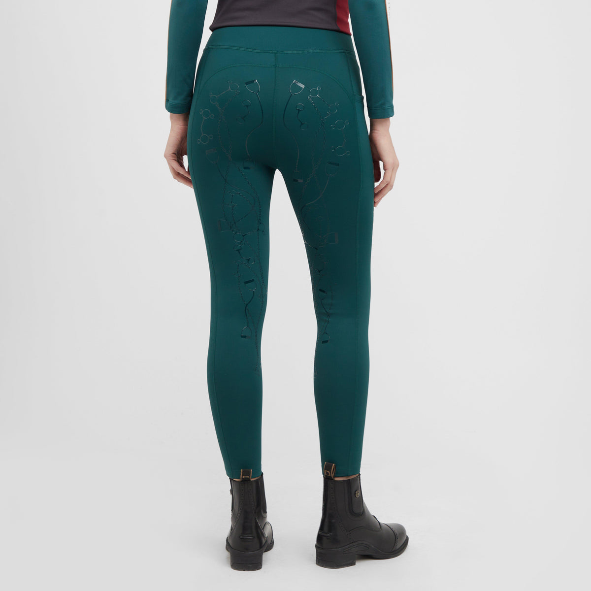 Womens Team Winter Riding Tights Green