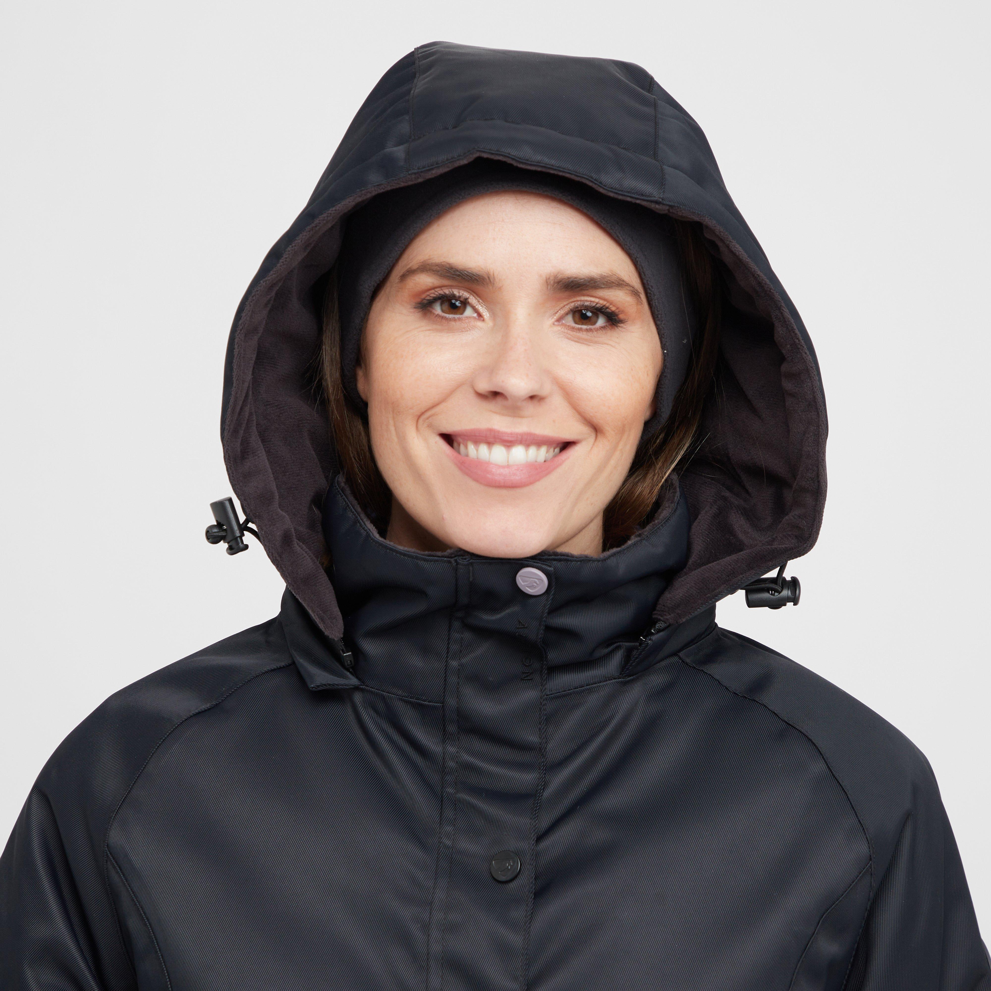 Womens Halcyon Long Coat Charcoal