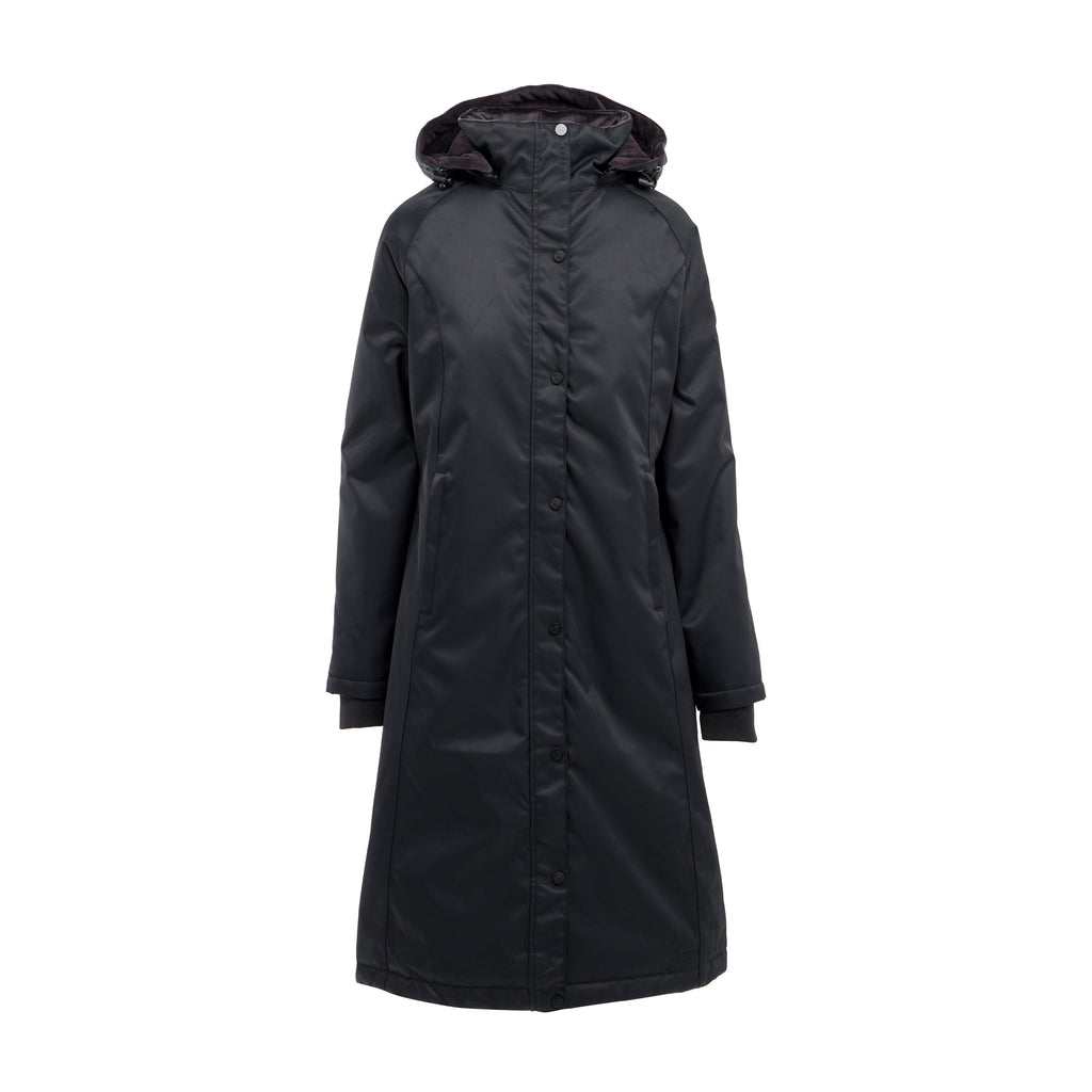 Womens Halcyon Long Coat Charcoal