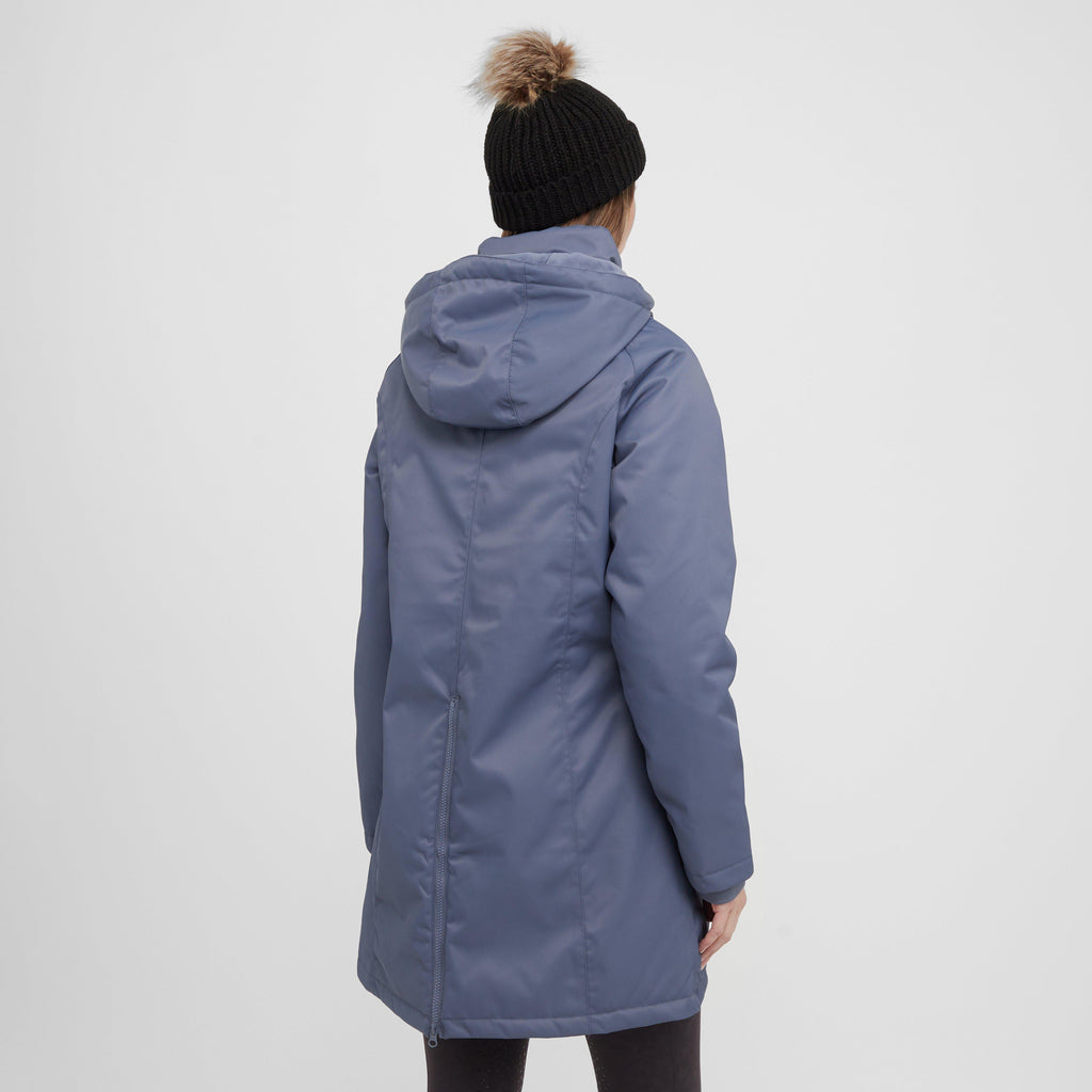 Womens Halcyon Mid-Length Coat Blue