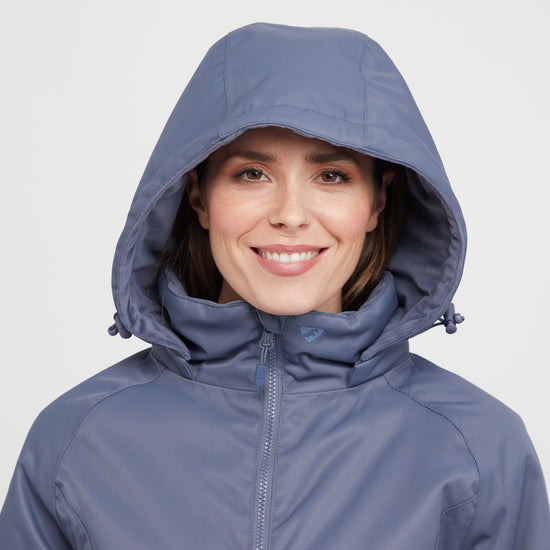 Womens Halcyon Mid-Length Coat Blue