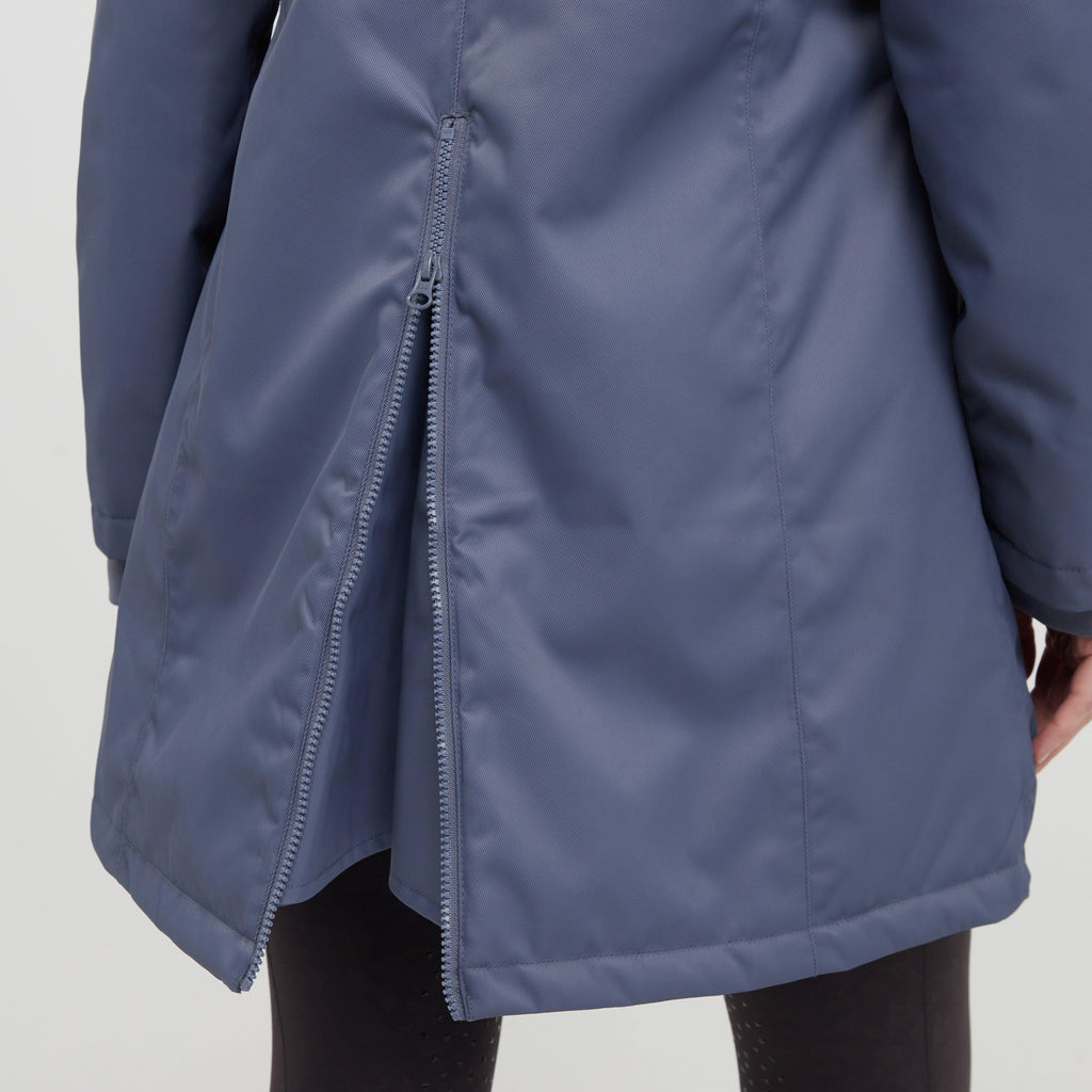 Womens Halcyon Mid-Length Coat Blue