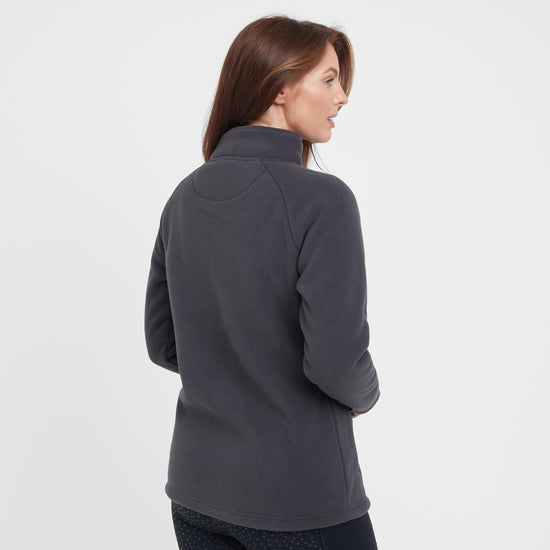 Womens Restore Full Zip Fleece Charcoal