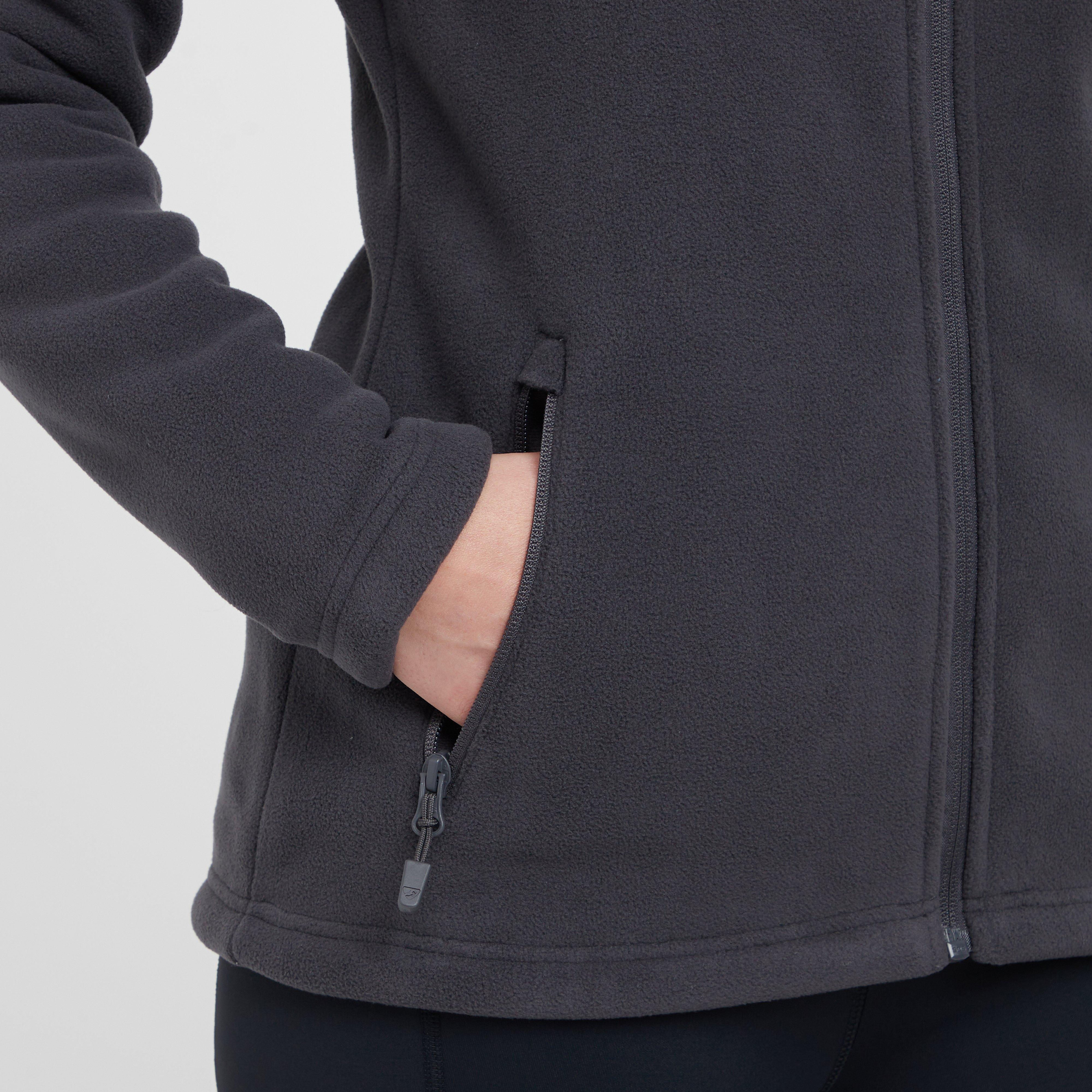 Womens Restore Full Zip Fleece Charcoal