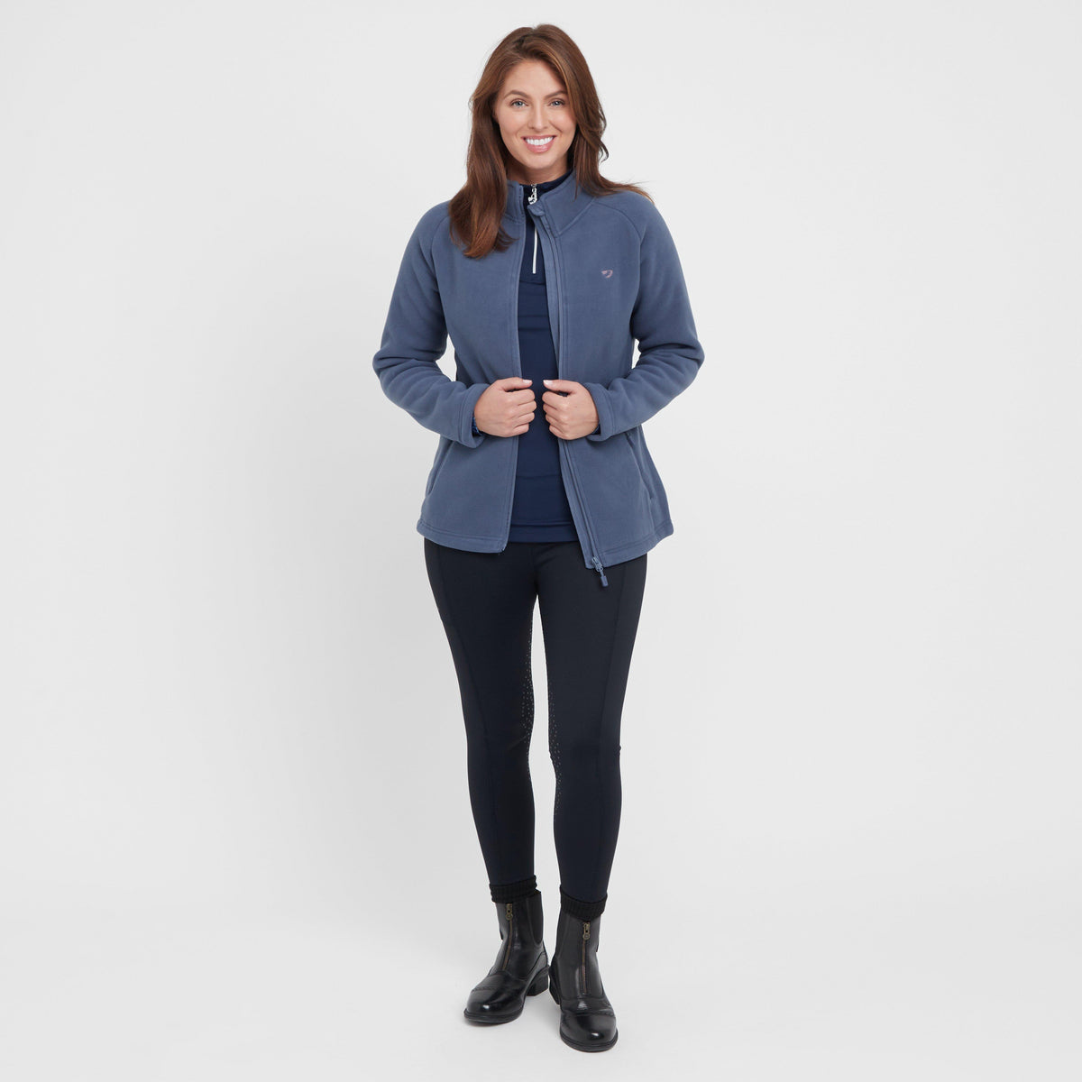 Womens Restore Full Zip Fleece Blue