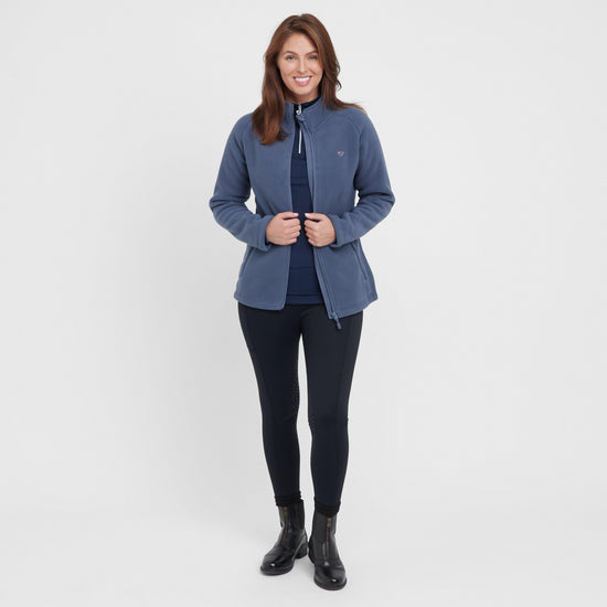 Womens Restore Full Zip Fleece Blue