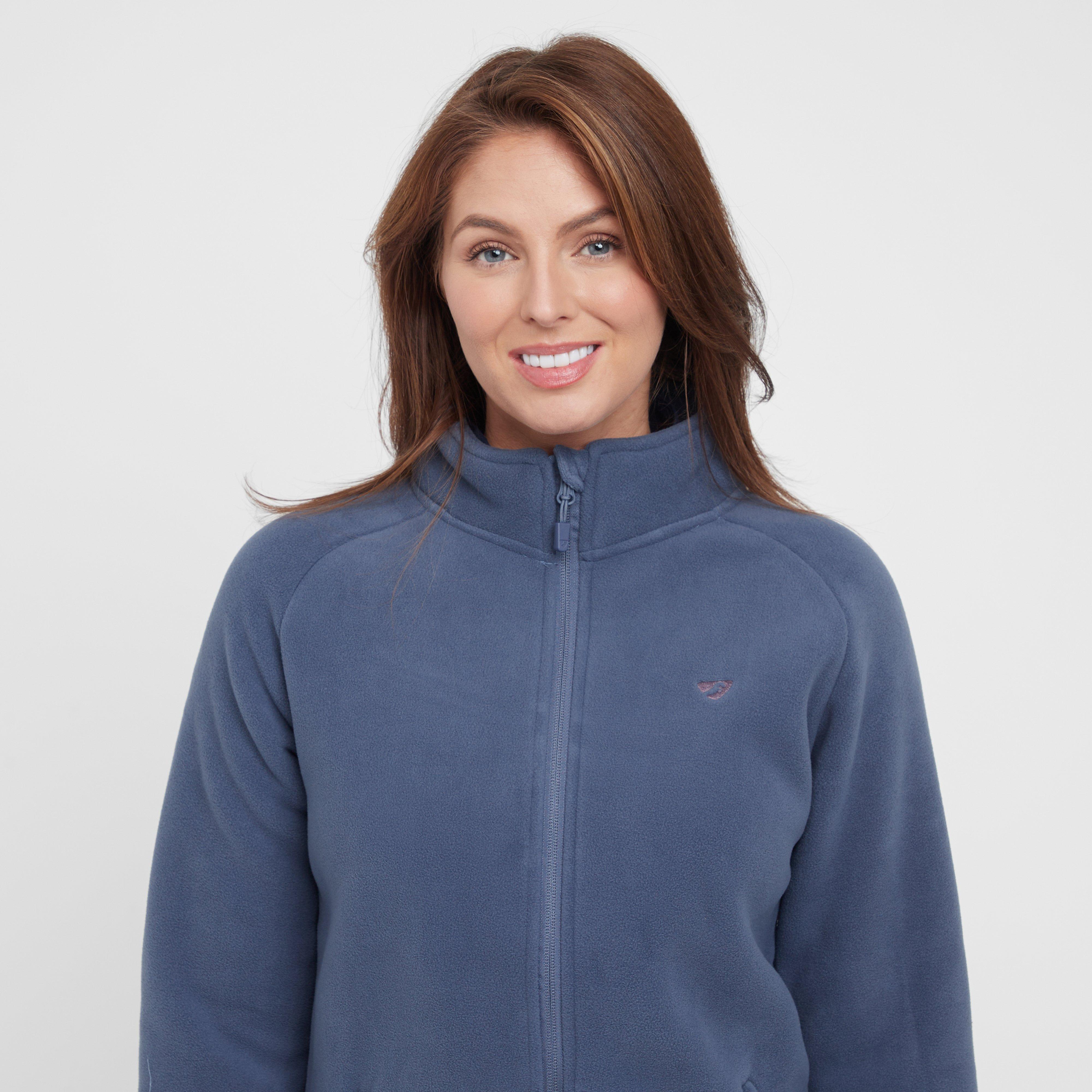 Womens Restore Full Zip Fleece Blue