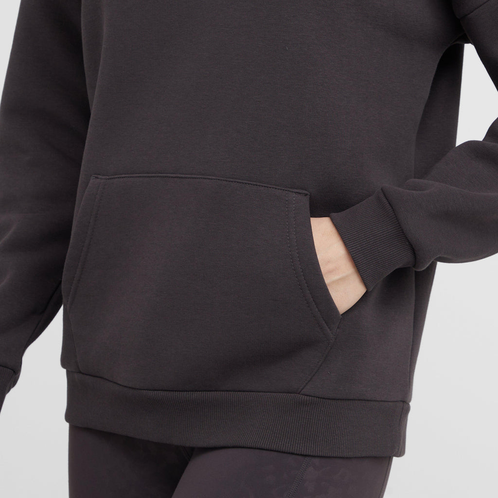 Womens Serene Hoodie Charcoal
