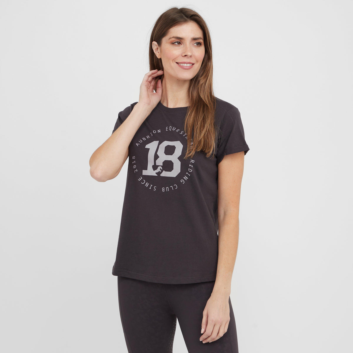 Womens Repose T-Shirt Charcoal