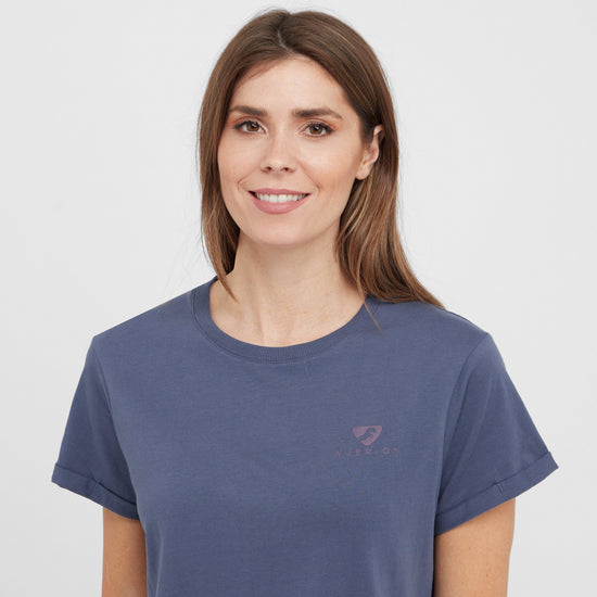 Womens Repose T-Shirt Blue