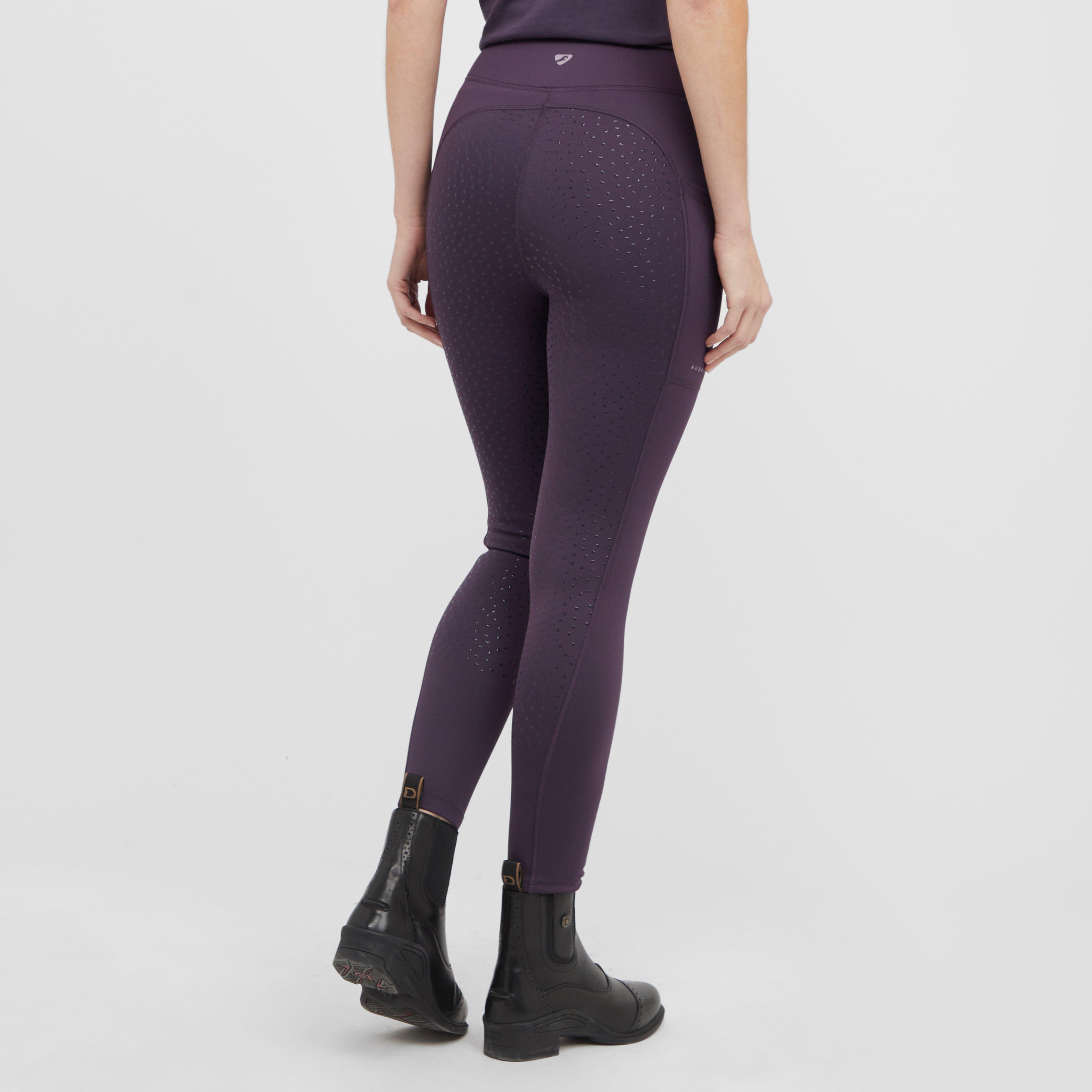 Womens Shield Winter Riding Tights Purple