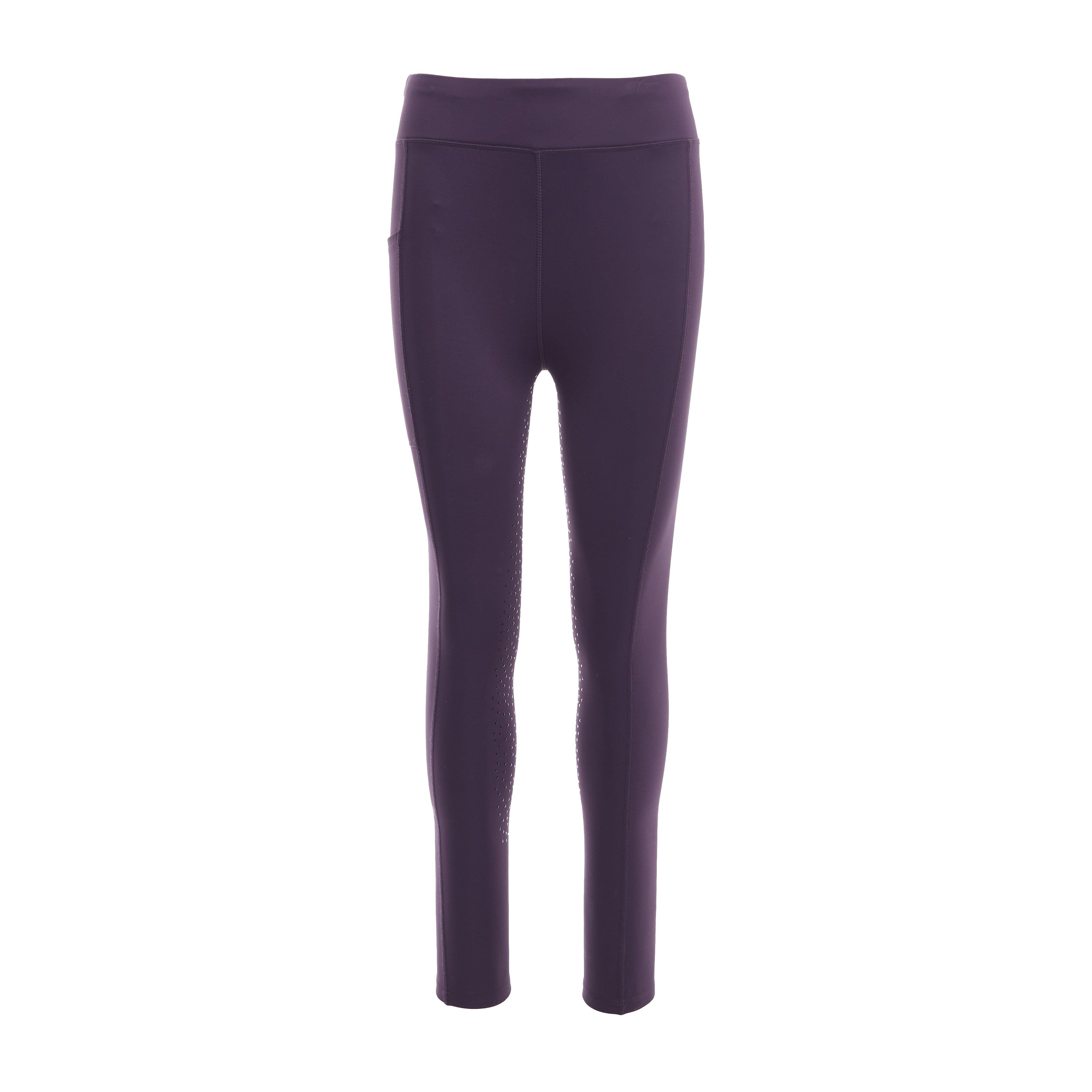 Womens Shield Winter Riding Tights Purple