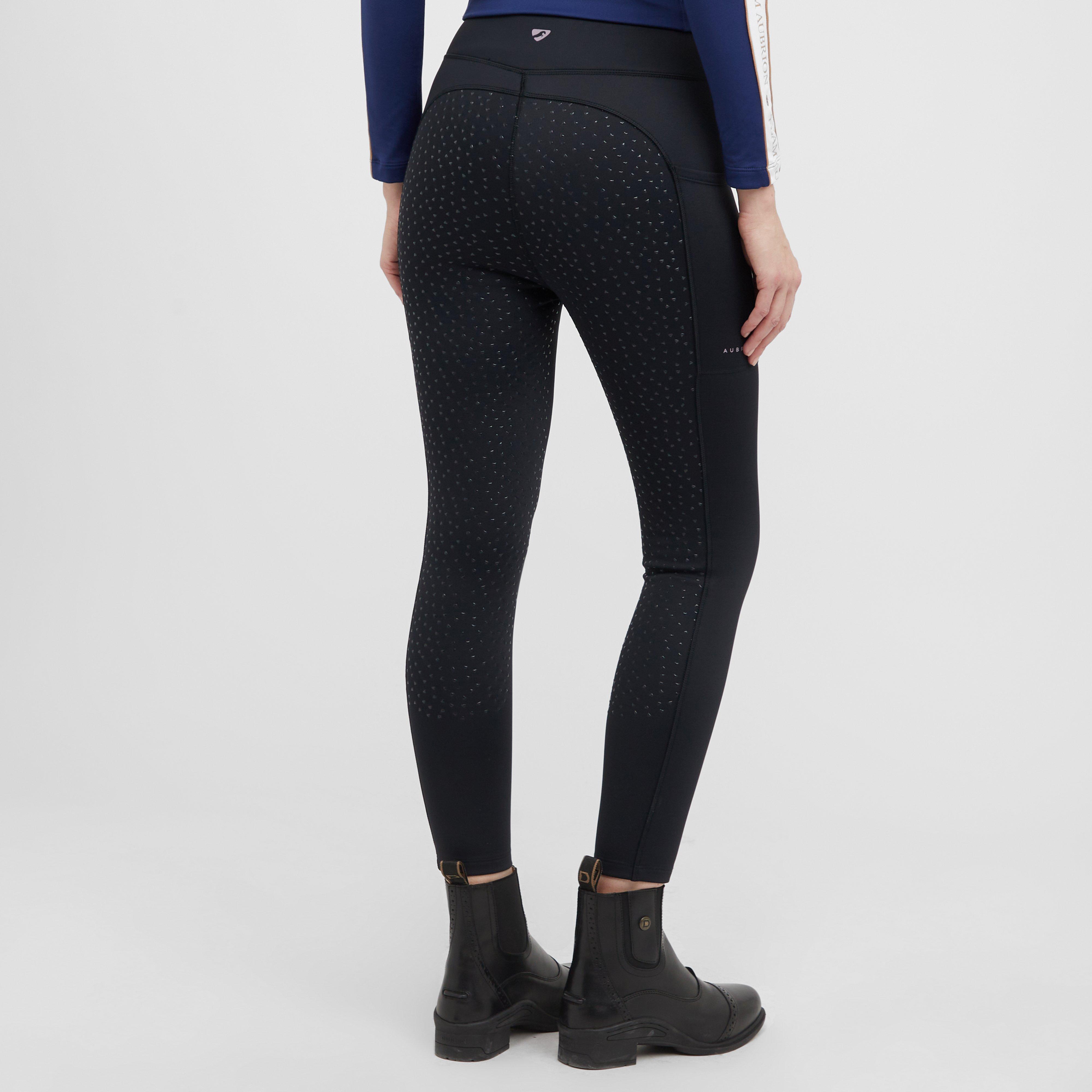 Womens Shield Winter Riding Tights Charcoal