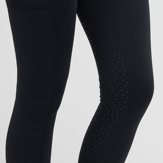 Womens Shield Winter Riding Tights Charcoal