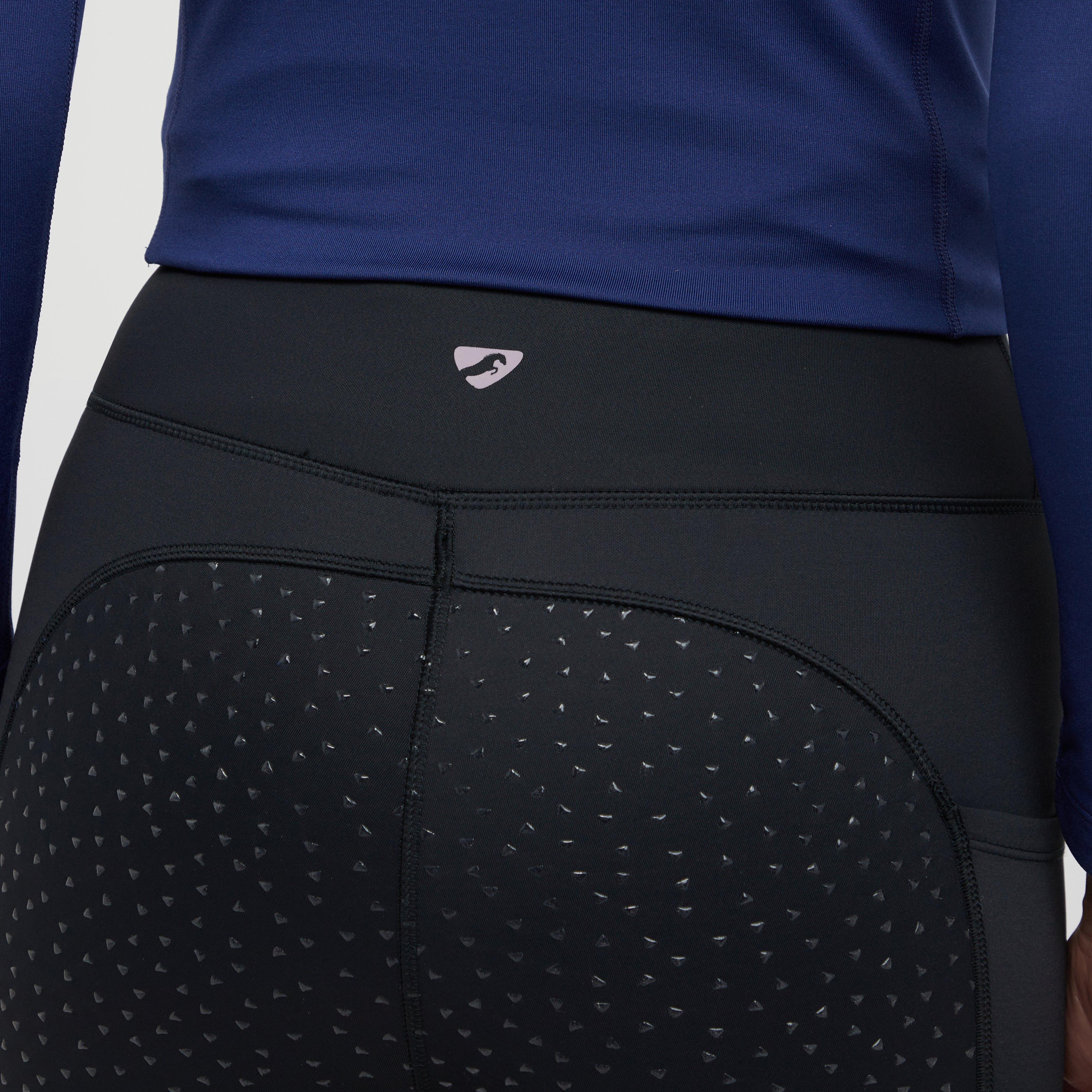 Womens Shield Winter Riding Tights Charcoal