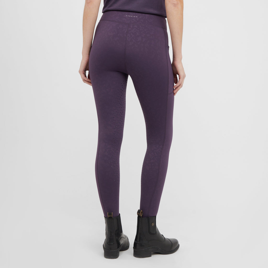 Womens Non-Stop Riding Tights Purple