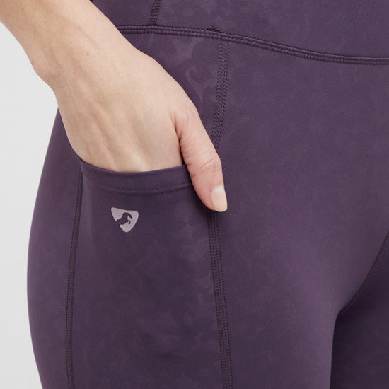 Womens Non-Stop Riding Tights Purple
