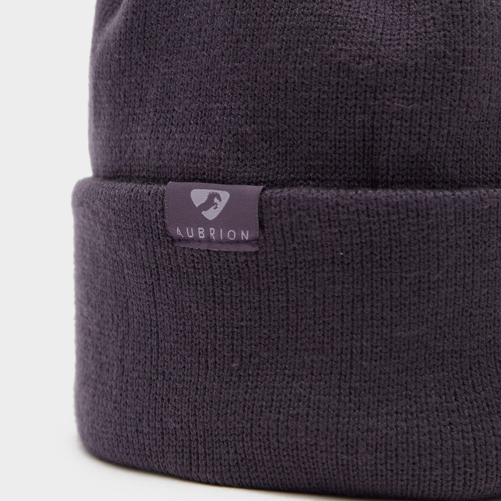 Womens Fleece Lined Hat Purple