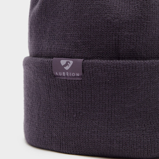 Womens Fleece Lined Hat Purple