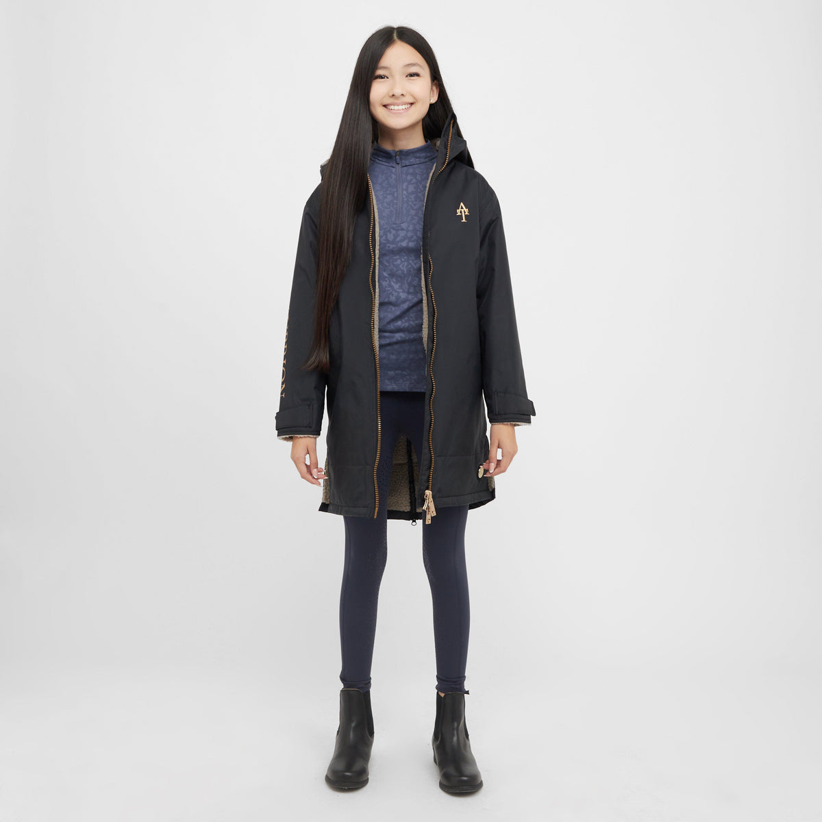 Young Rider Team All Weather Robe Black