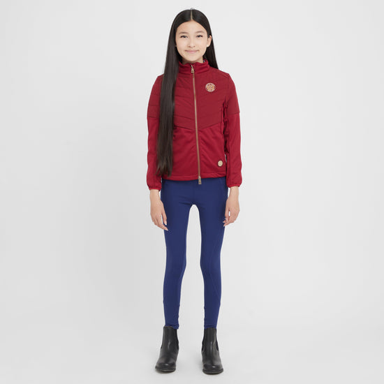 Young Rider Team Insulated Jacket Red