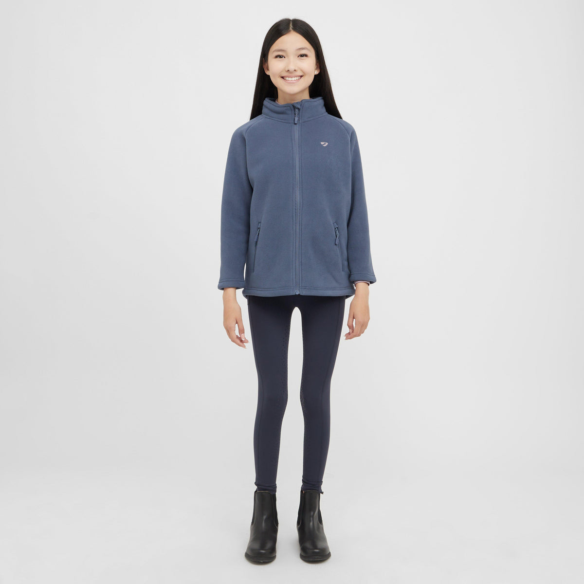 Young Rider Restore Full Zip Fleece Blue