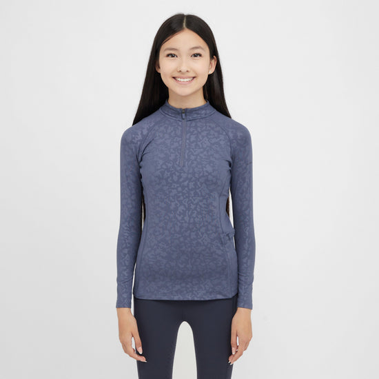 Young Rider Revive Winter Base Layer Blue