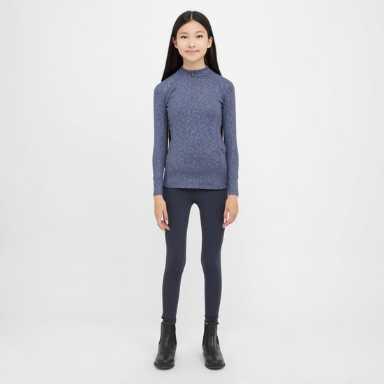 Young Rider Revive Winter Base Layer Blue