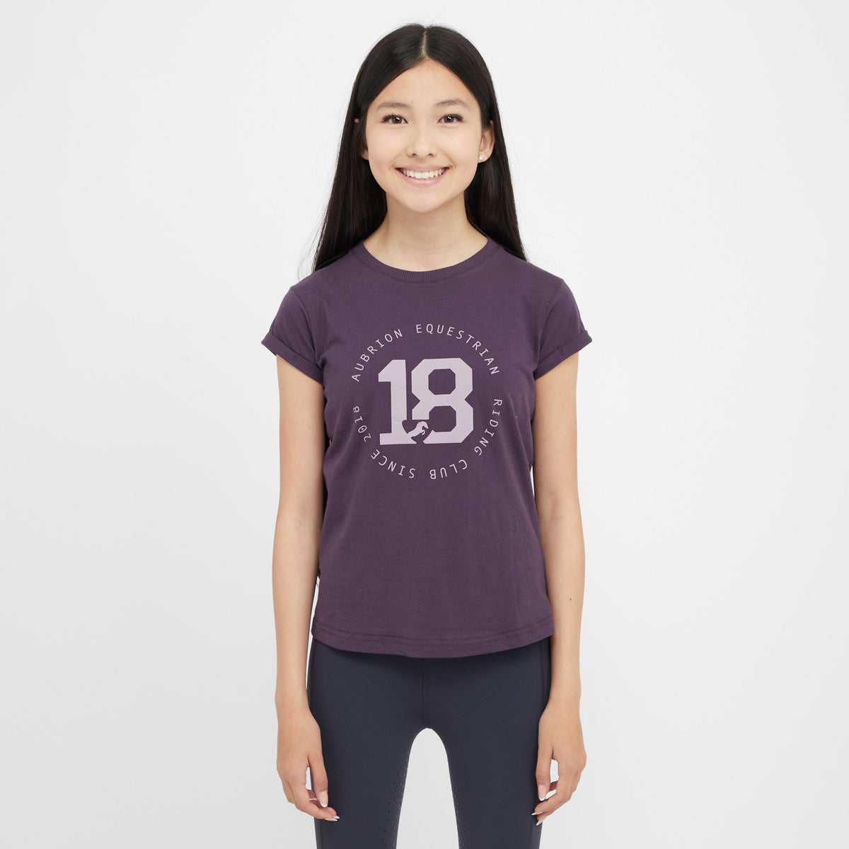 Young Rider Repose T-Shirt Purple