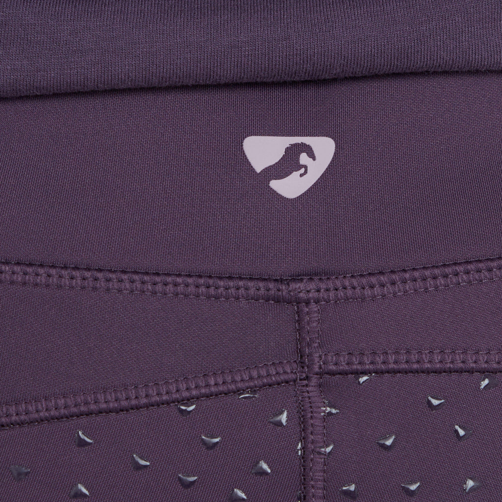 Young Rider Shield Winter Riding Tights Purple