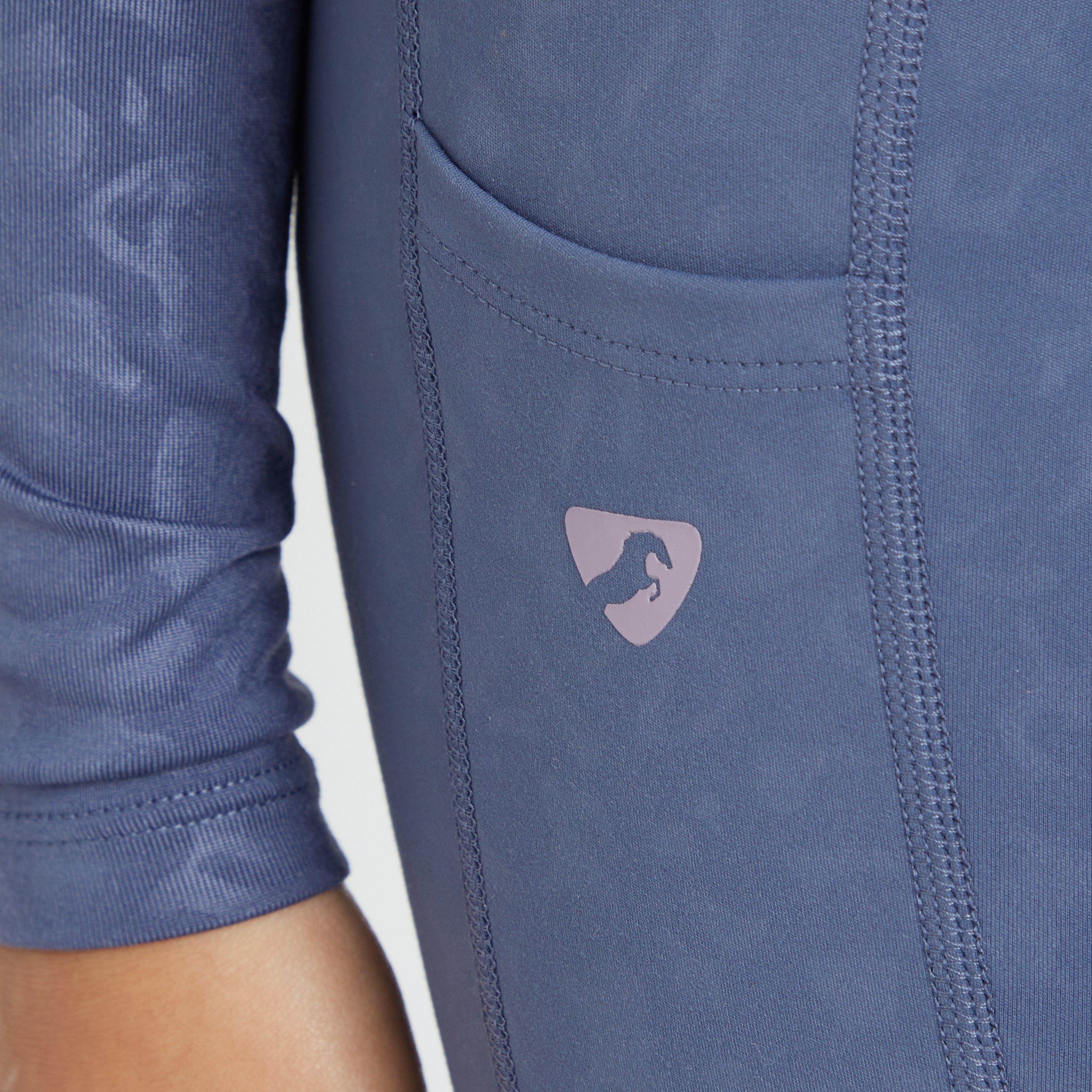 Young Rider Non-Stop Riding Tights Blue