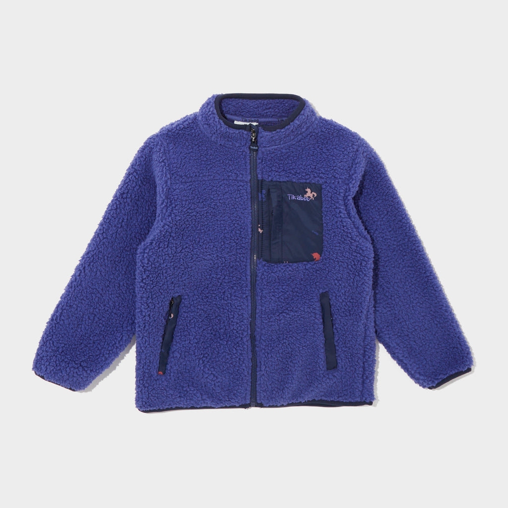Kids Full Zip Fleece Unicorn