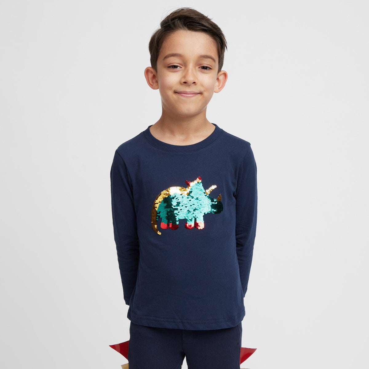 Long Sleeved T-Shirt Dinosaur