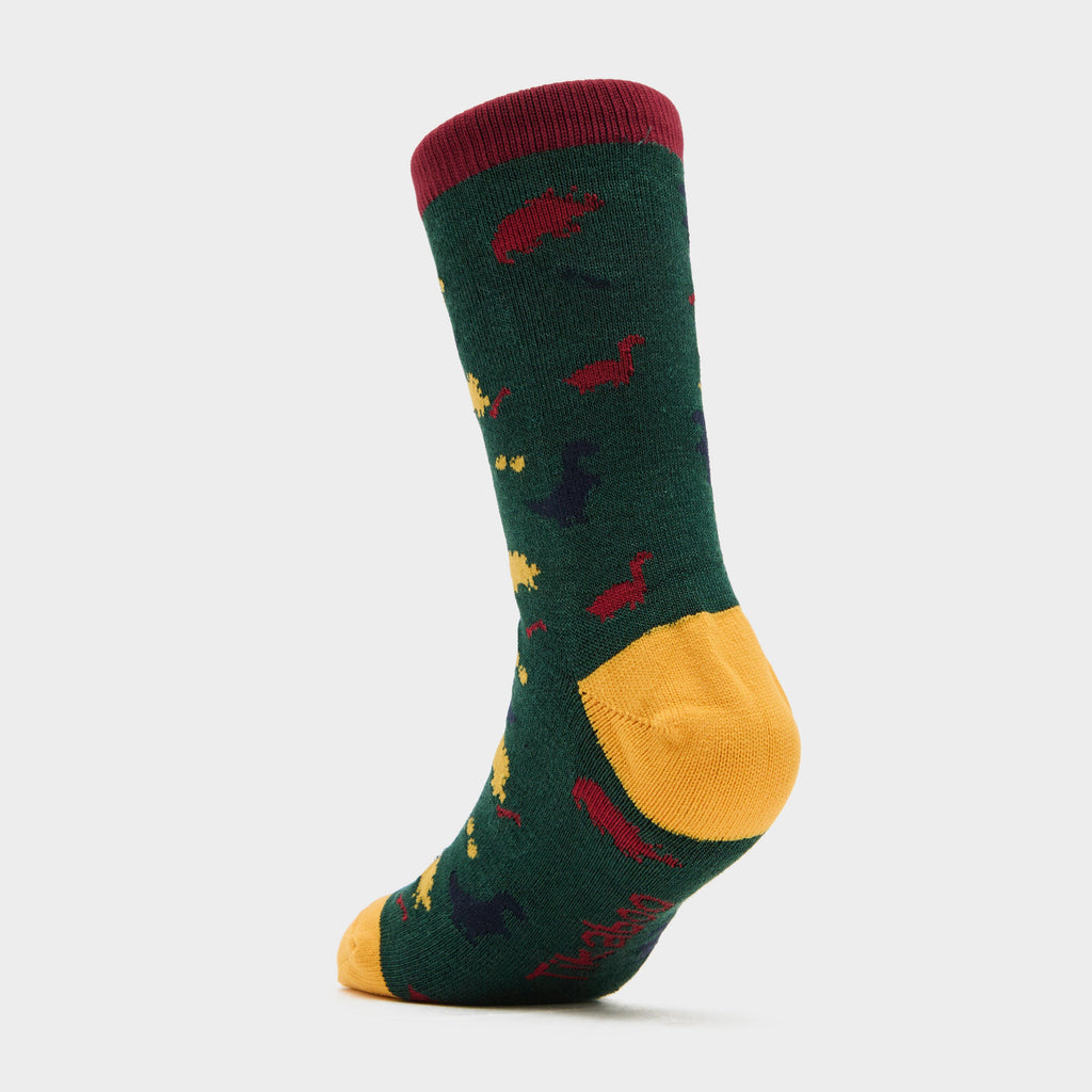 Kids Long Socks Dinosaur