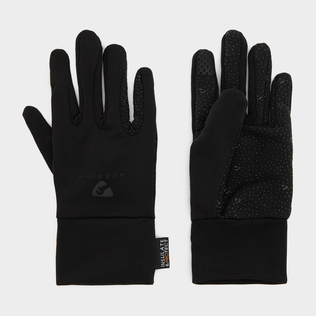 Young Rider Patterson Thermo Riding Gloves Black