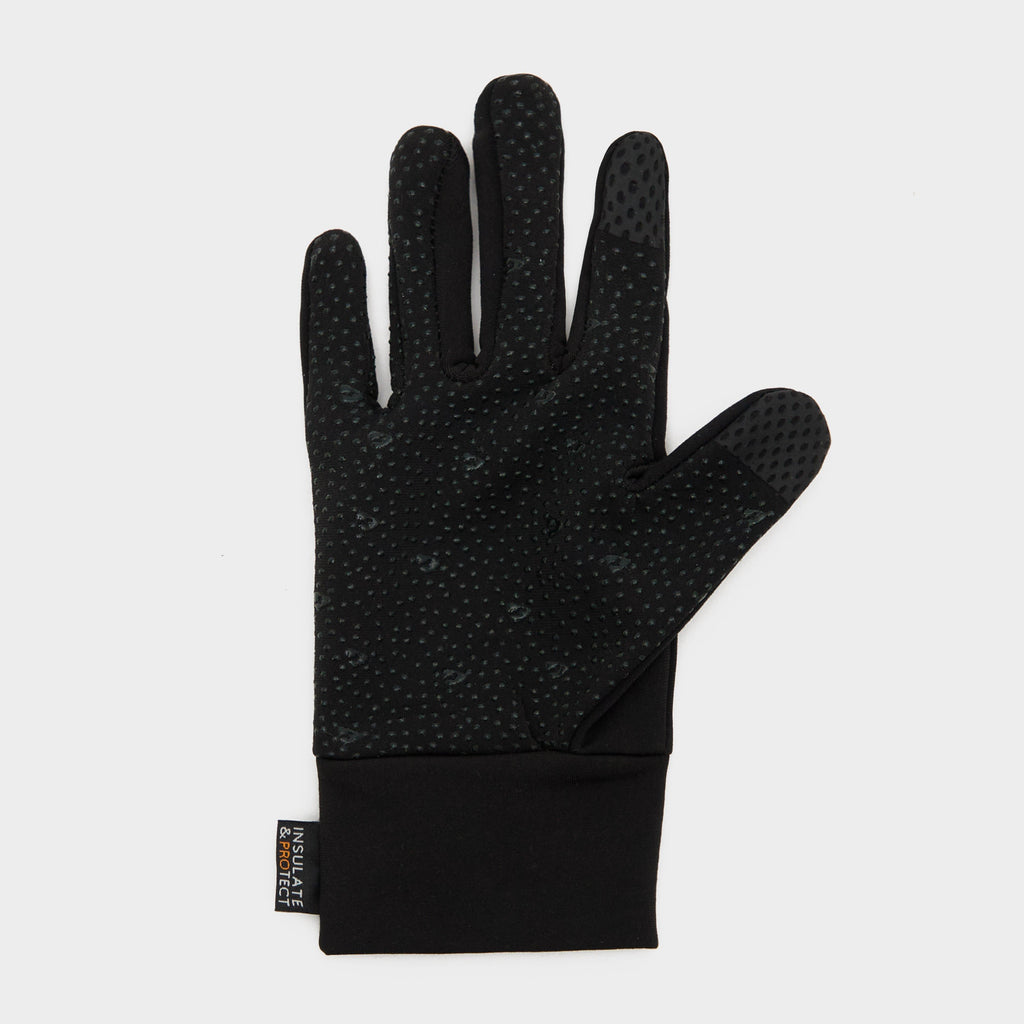 Young Rider Patterson Thermo Riding Gloves Black