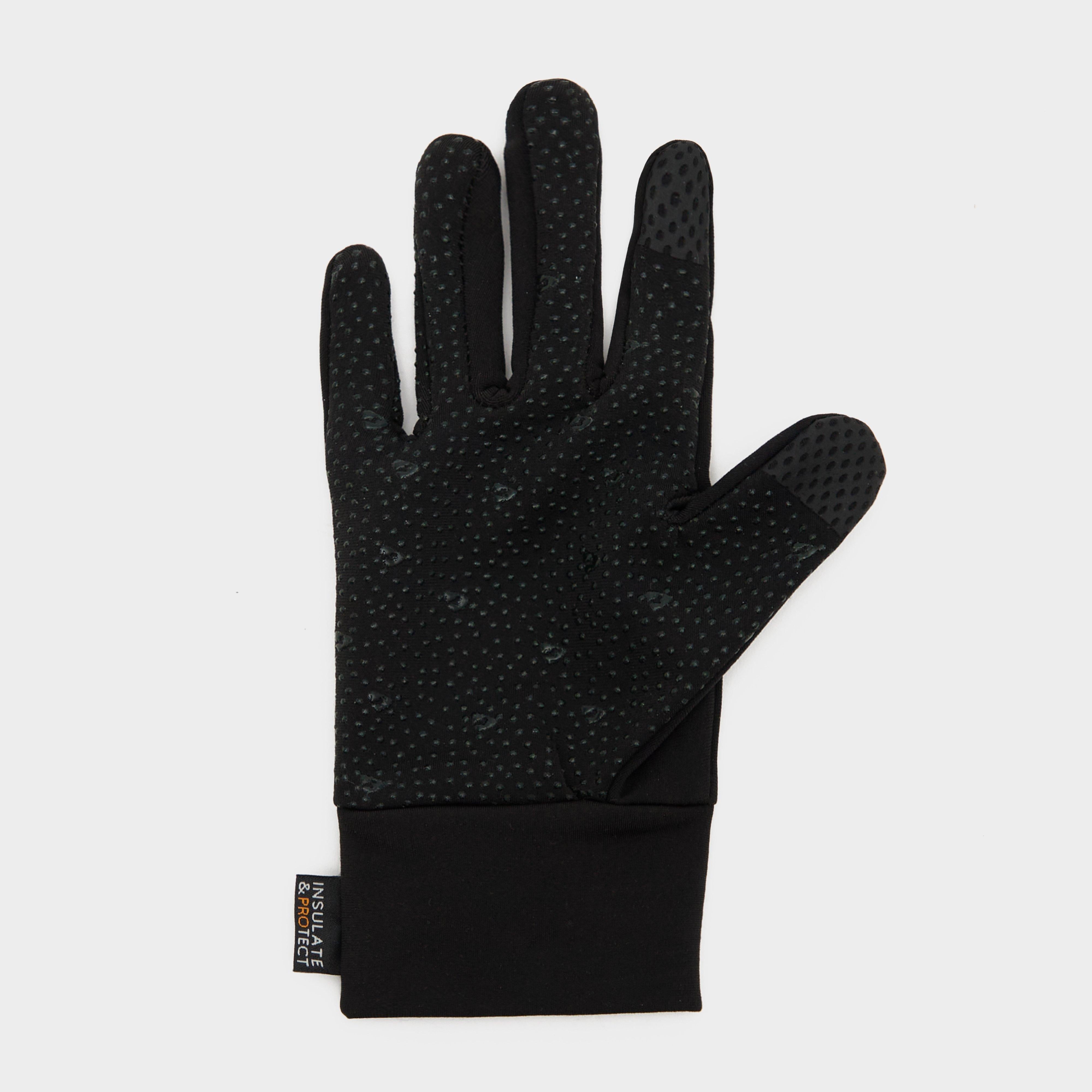 Young Rider Patterson Thermo Riding Gloves Black